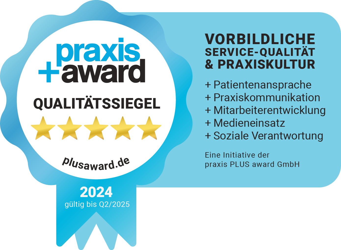 Praxis+Award Siegel 2024